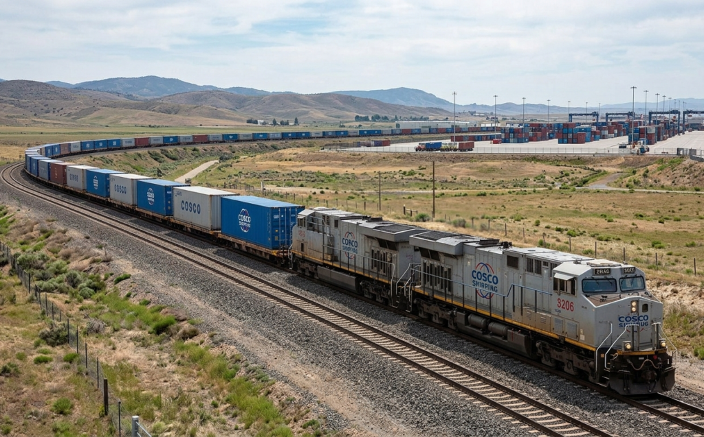 COSCO block train